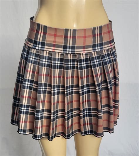 burberry london plaid mini skirt|burberry plaid skirt women.